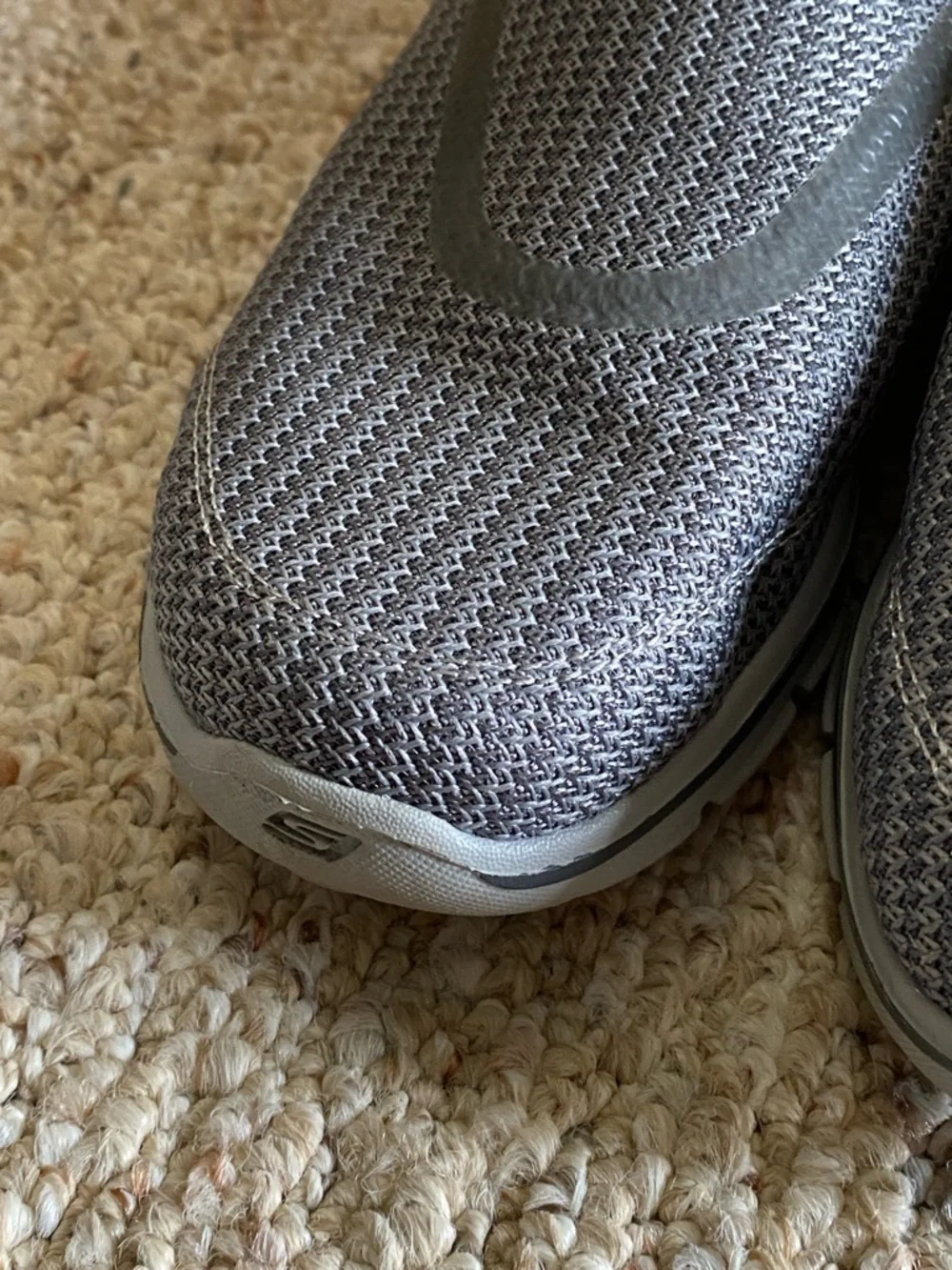 Skechers Go Walk 3 Slip-On Walking Sneakers in Gray with Pink Insole 8.5 - Picture 10 of 14
